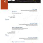 Menu Pitondoner Morocco